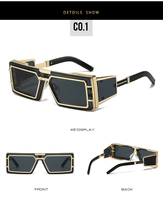 2025 gros nouveau Y2K rétro chaud haute qualité luxe mode lunettes de soleil technologie lunettes de soleil Premium pour hommes