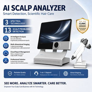 New Tech Portable T5 AI Hair Analyzer Scalp Analysis Machine with HD 50x 200x Moisture Detection - Product Image 1