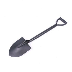 Carbon Steel Integrated Shovel LS206 D-Grip Scoop Blade Outdoor Camping Mountaineering Snow Removal <b>Tool</b> - Product Image 2