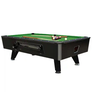 Villa Conference China Manufacturer Wholesale Solid Wood Slate 6ft 7ft English Coin Operated Pool <b>Table</b> for Bars Snooker 6 Coin - Product Image 1