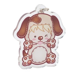 Porte-clés personnalisé en acrylique pour chien mignon avec impression de logo personnalisé vierge, <span class=keywords><strong>dalmatien</strong></span> - Product Image 1