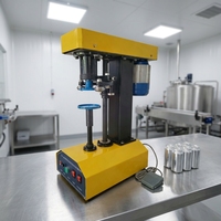 Machine de scellage manuelle portable à manivelle pour boîtes en PET, boîtes en aluminium, boîtes de conserve, contenants pour snacks, noix, grains de café et aliments