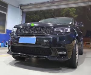 Kit de Carrocería Completo Estilo SRT para Jeep Grand Cherokee 14-24, Actualización Estilo SRT con Capó, Faldón Lateral, Parachoques Delantero, Parachoques Trasero, Parrilla y Difusor - Product Image 2