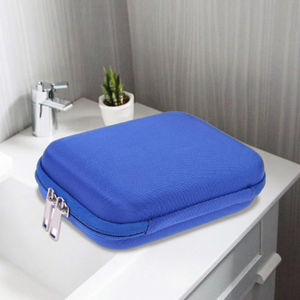 حقيبة حمل صلبة من إيفا قابلة للتخصيص للسفر للزيوت الأساسية والغبار حقيبة زجاجة دوارة مع نمط عصري لإغلاق السوستة - Product Image 5