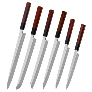 Yanagiba couteau à trancher professionnel Sashimi acier inoxydable tranchant 12 pouces cuisine japonais couteau à Sushi