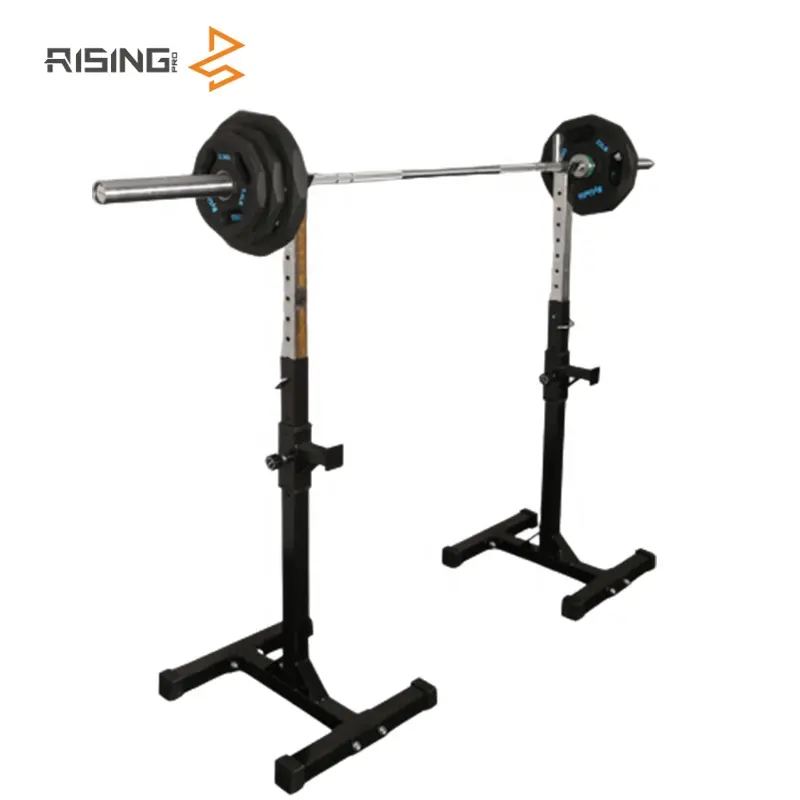Rising squat stand rack adjustable width squat rack double squat rack