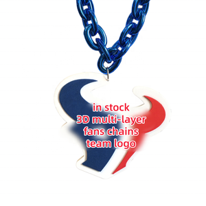 Collana con Logo della Squadra USA NF 32, Catena Grande per Tifosi, Collane Hip Hop 3D in Schiuma EVA, Gioielli alla Moda NFC Tampa Bay Buccaneers - Product Image 6