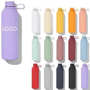 Promotional Drinkware Custom Logo Double Wall Stainless Steel Cup 500 ML Insulated Drink Bottle Tumbler Water Bottle