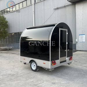 Prix d'usine CE DOT Kiosque à hot-dogs et snacks, chariot de cuisine mobile de rue, remorque ronde compacte pour la restauration et la concession - Product Image 3