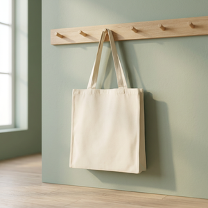 Sac fourre-tout en toile de coton biologique de qualité supérieure pour femmes, écologique, réutilisable, petit sac à bandoulière géométrique, sac de shopping, logo personnalisé, cadeau - Product Image 5