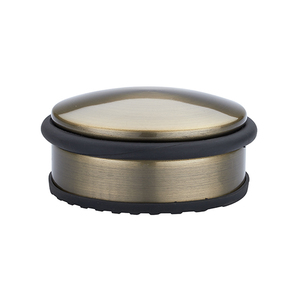Modern Design Decorative Round Rubber Anti-Slip Heavy Duty Stainless Steel Floor <strong>Door</strong> <strong>Stopper</strong> for Europe market - Product Image 1
