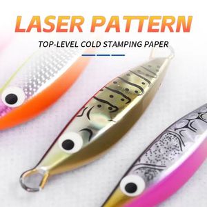 Esca artificiale per <span class=keywords><strong>pesca</strong></span> in carta Laser giapponese 20g/40g/60g di Jigging a passo lento - Product Image 3