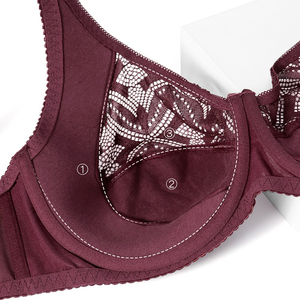Beijizhi — ensemble de lingerie en Nylon et dentelle pour femmes, culotte de haute qualité, soutien-gorge et slip à armatures - Product Image 3