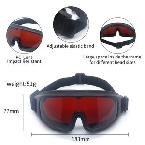 نظارات ليزر دايود معتمدة لإزالة الشعر بالليزر 190-2000nm نظارات حماية العين بالليزر - Product Image 4