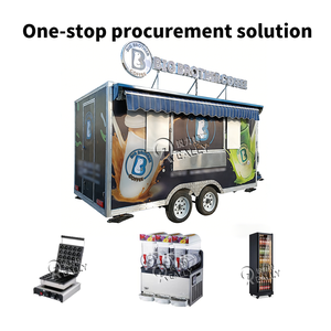 Rimorchio Alimentare Completamente Attrezzato in Acciaio Inox, Carrello per Catering, Food Truck per Hamburger, Chiosco per Caffè - Product Image 3
