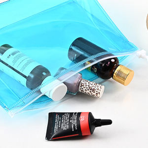 Bolsas de Maquillaje de PVC Transparente Personalizadas con Diseño de Letras y Logotipo Personalizado para Cosméticos de Mujer - Product Image 3