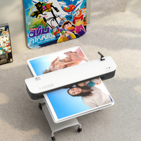 Petite machine à plastifier photo A3/A4 à chaud et à froid pour la maison, le bureau et l'école QUANHENG SL399