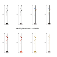 Porte-vêtements simple en métal sur pied, démontable, avec étagères de rangement pour chambre, dortoir, balcon, magasin de vêtements et salon