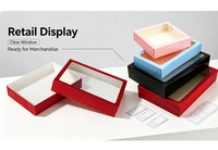 Boîte en papier prête à l'emploi pour emballage cadeau, boîte cadeau, cadeaux. Couvercles supérieur et inférieur en carton rigide. Boîtes vides. Personnalisé