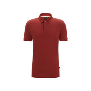 Camiseta de Golf antiarrugas de algodón 100% para hombre, suave, transpirable, de punto, diseño de estampado sólido, ropa informal elegante, manga corta, todo - Product Image 1
