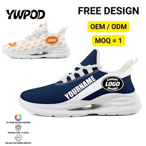 Direkt vom Hersteller: Individuell Bedruckbare OEM/ODM Schnür-Sneaker mit Atmungsaktivem Mesh für Herren & Damen FN079-26020001-17 - Product Image 1