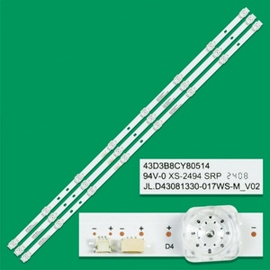 Bandes LED de rétroéclairage pour téléviseur HX-NO.2160 JL.D43081330-017WS-M_V02, à utiliser pour téléviseur LED 43 pouces, barre LED 803MM - Product Image 1