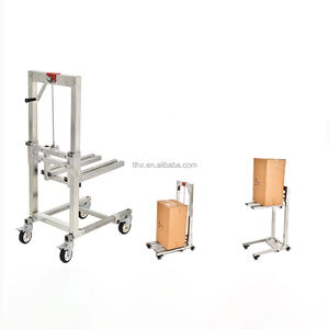 Mini apilador <span class=keywords><strong>manual</strong></span> portátil ligero para descarga de elevación apilamiento-<span class=keywords><strong>polipasto</strong></span> 60KG,80KG - Product Image 1