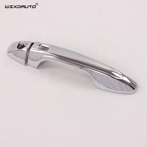 ฝาครอบมือจับประตูโครเมียมสำหรับรถยนต์โตโยต้า ยาริส แฮทช์แบค ATIV ปี 2017 2018 2019 พร้อมช่องสำหรับระบบสมาร์ทคีย์ - Product Image 3