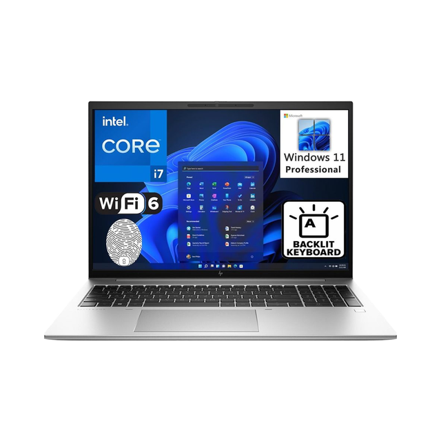 H-P Elitebook 860 G9 16 Inch Laptop I7-1260p Business Series 1920x1200 16GB RAM Intel 512GB SSD DDR5 Windows 11 OS New Aluminium