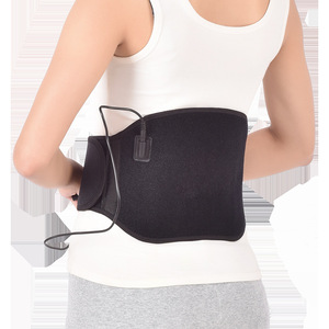 Electric Heating Waist Support <b>Belt</b> Adjustable Breathable <b>Elastic</b> Soft Lumbar Support For Adults Universal Size Smlxl Wrap - Product Image 1