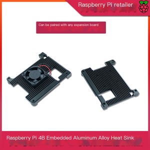 Adatto per <span class=keywords><strong>Raspberry</strong></span> <span class=keywords><strong>Pi</strong></span> 4B, custodia in lega di alluminio per dissipazione del calore. - Product Image 2