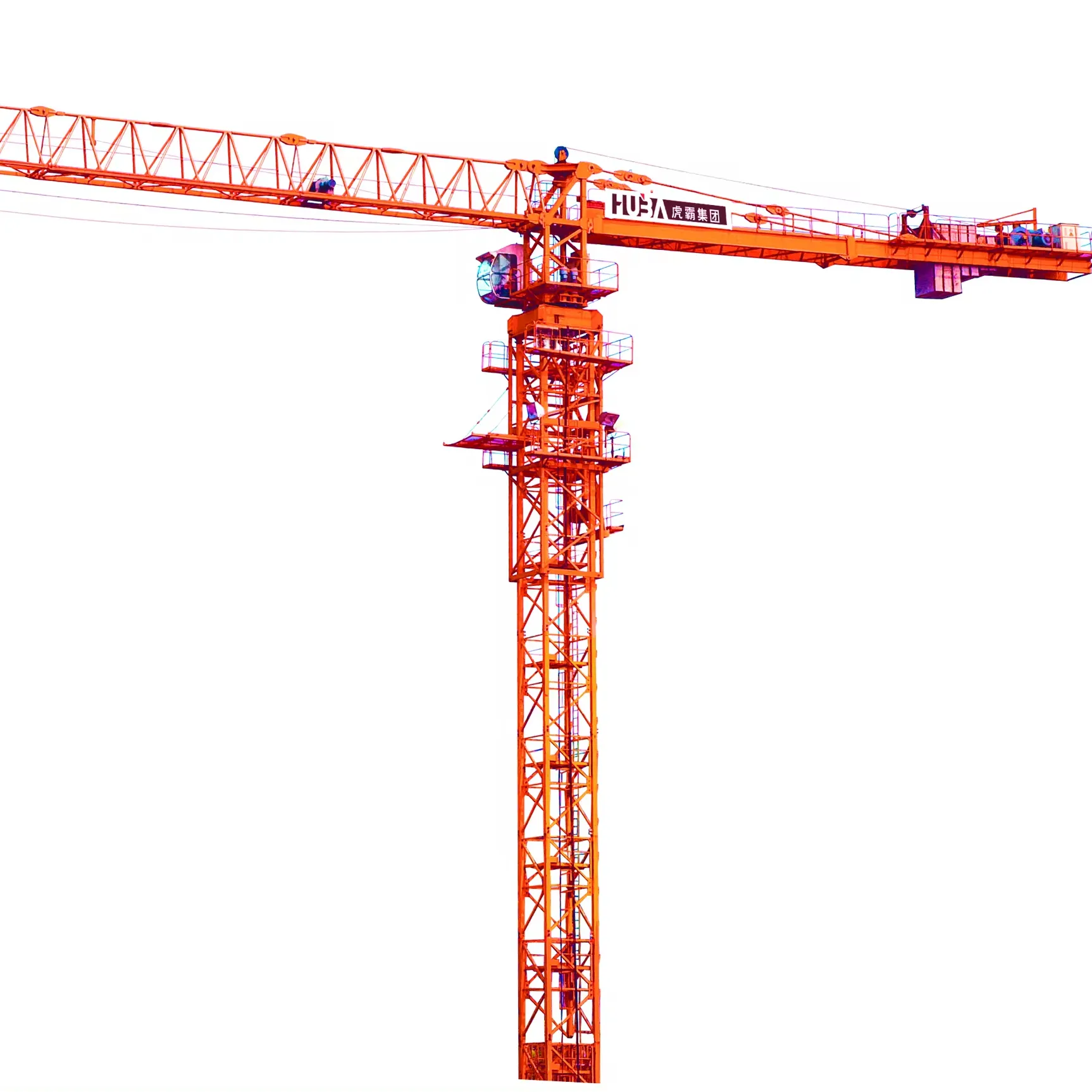 HUBA Tower Crane T80110-50 Flat Top QTZp1100 80m boom 50ton