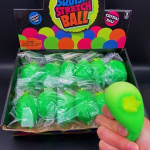 Juguetes Antiestrés HAPU TPR, Pepinos Verdes Populares para Apretar, Material Suave Relleno de Harina, Rebote Lento, para Niños - Product Image 3