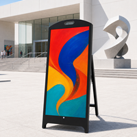 Máquina de Publicidad Exterior con Control en la Nube, Pantalla LED Independiente, Resistente a la Intemperie IP65, Señalización Digital para Comercios, Tablero de Menús
