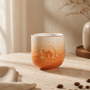 Taza de Café de Cerámica con Relieve de Camello, Taza de Té Estilo Árabe, Vajilla para el Hogar, Cocina, Cafetería, Oficina, Regalo - Product Image 1