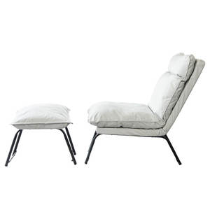 Fauteuil inclinable pour usage domestique avec rembourrage en polyester et structure pliable pour adultes et personnes âgées - Product Image 5