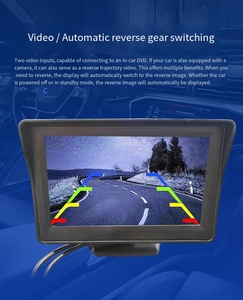 4.3 pollici HD impermeabile Auto Display Wireless Reverse Imaging sistema Radar per Parkign Auto <span class=keywords><strong>camion</strong></span> bianco telecamera <span class=keywords><strong>di</strong></span> retromarcia - Product Image 2