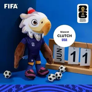 Nuovo 2026 Portachiavi Peluche Mascotte Sportiva Blind Box - Giocattolo Clutch Maple Zayu per Tifosi USA Canada Messico Unisex - Product Image 4