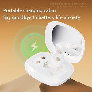 Appareil de <span class=keywords><strong>massage</strong></span> oculaire <span class=keywords><strong>micro</strong></span>-<span class=keywords><strong>courant</strong></span> rechargeable pour le raffermissement de la peau, avec patchs oculaires réutilisables personnalisables pour la beauté et la réduction des rides - Product Image 2