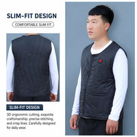 Manteau softshell chauffant pour l'hiver - Résistant à l'eau, respirant, matelassé, design unisexe