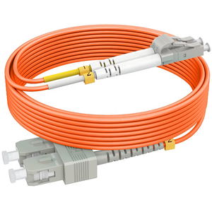 1m(3ft) SC LC OM2 sợi vá Cáp MMF <span class=keywords><strong>multimode</strong></span>, tùy chọn 1m ~ 153m, SC để LC sợi quang vá dây Duplex, 50/125μm 1g - Product Image 1