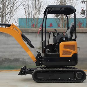 Nouvelle pelle sur chenilles avec dragage de vieux bassins, déblaissement du lit de la route, l'équipement est léger et facile à transporter - Product Image 2