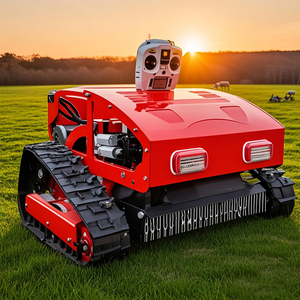 Robot tondeuse autotracté de qualité industrielle à braquage zéro avec télécommande pour la coupe de l'herbe - Product Image 2