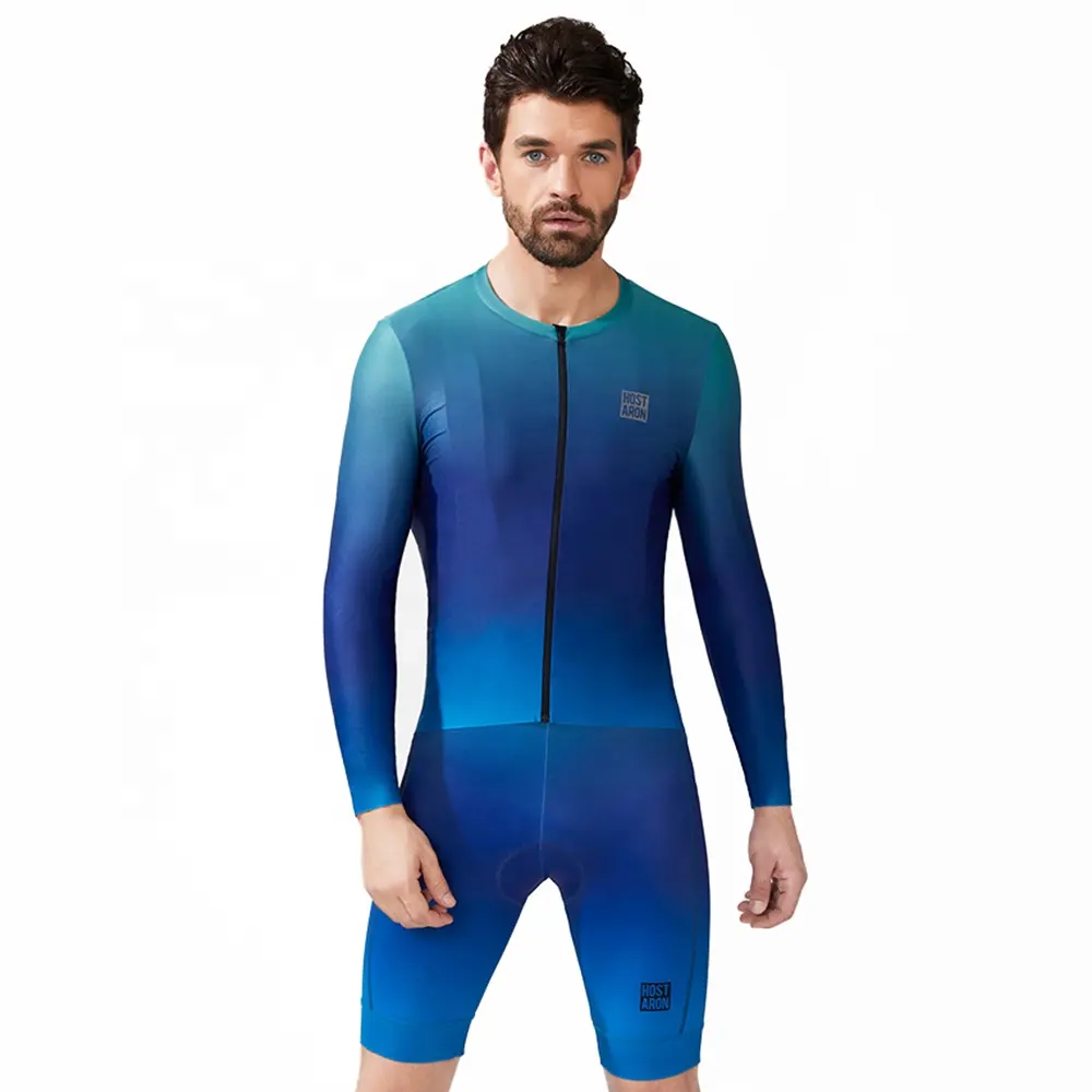 HOSTARON Custom Cycling Pants Long Sleeve Cycling Suit No Minimum Retro Cycling jerseys