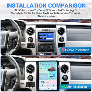 วิทยุติดรถยนต์ Navihua ขนาด 14 นิ้ว สำหรับ Ford F150 ปี 2009-2012 หน้าจอแนวตั้ง ระบบ Android พร้อมระบบนำทาง GPS มัลติมีเดีย DSP Carplay และระบบเสียงสเตอริโออัตโนมัติ - Product Image 5
