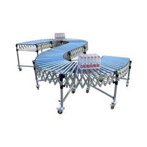 Trasportatore a rulli flessibile non alimentato per il carico e lo scarico trasportatore mobile a rulli portatile - Product Image 2