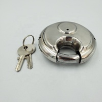 Cadenas à disque 201 inoxydable recouvert de caoutchouc de type lune spéciale de 60mm 1.2mm