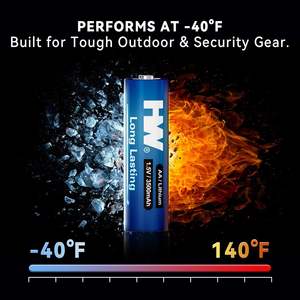 3500mAh 장수명 <span class=keywords><strong>AA</strong></span> 사이즈 1.5V 리튬 배터리 FR6 FR14505 Li-FeS2 배터리 L91 셀 24팩 고전력 소모 장치용 - Product Image 3