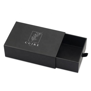 Nhà Máy Tùy Chỉnh Sang Trọng Biểu Tượng Cứng Nhắc Trượt Trong Hộp Ngăn Kéo Ưa Thích Hộp Quà Tặng Của Người Đàn Ông Khuy Măng Sét Lưu Trữ Hộp Bán Lẻ Ribbon Và Mẫu Miễn Phí - Product Image 1