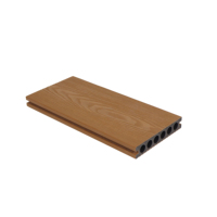 Planches de terrasse extérieures en WPC co-extrudé de 1,5 mm d'épaisseur |   Planche écologique moderne anti-UV, antidérapante, ignifuge, imperméable pour utilisation en parc, garantie 5 ans